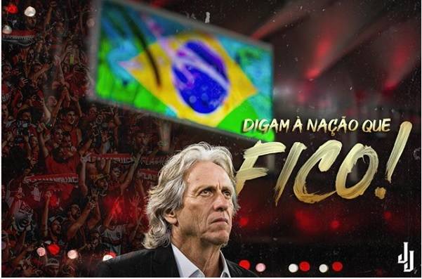 Flamengo e Jesus e acertam renovação até junho de 2021; e treinador anuncia: "Digam à Nação que fico"